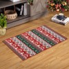 Christmas Rug Machine Washable Xmas Snowman Deer Rug - 3 of 4