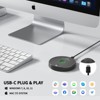 HANPURE USB Microphone,Desktop Computer Mic, Mute Button with LED Indicator, AI Noise Reduction, Plug & Play, for Online Calls/Class/Recording Video - 4 of 4