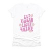Simply Sage Market S.W.Smiley Let Your Light Shine Smiley Face Short Sleeve Tee - 2 of 4