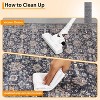 Acekool 6x9 Washable Vintage Rug – Non-Slip Low-Pile Carpet for Living Room & Bedroom - 4 of 4