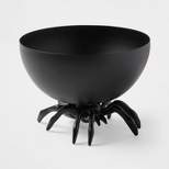 Halloween Spider Metal Candy Serving Bowls Black - Threshold™