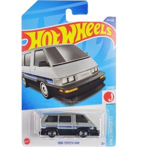 1986 Toyota Van Silver Metallic and Black with Stripes "HW J-Imports" Series Diecast Model Car by Hot Wheels - 1 of 3