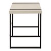 PAGED 49"L Computer Desk, Simple Modern Office Desk with Wooden Desktop and Black Metal Legs for Office, Study - 3 of 4