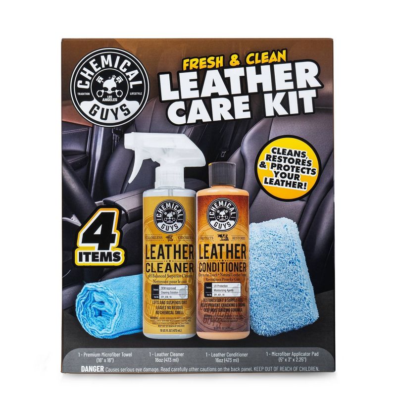 Chemical Guys Kit (4 Piece) Leather Kit, 2 of 4