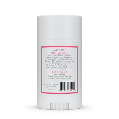 Native Deodorant - Grapefruit &#38; Bergamot - Aluminum Free - 2.65 oz_1