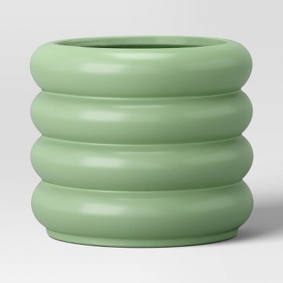 Large Bubble Ceramic Planter Green - Room Essentials™