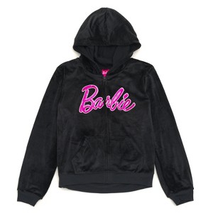 Barbie Girls Velour Matching Family Zip Up Hoodie Little Kid to Adult - 1 of 2