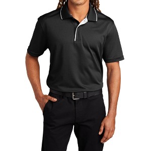 Mafoose Men's Short Sleeve Dri-Mesh Moisture-Wicking Polo T-shirt with Tipped Collar and Piping - 1 of 4