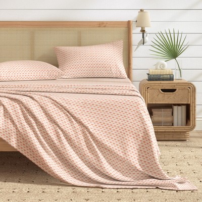 Patina Vie Brushed Microfiber Charming Coastal Sheet Set