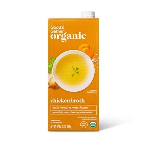 Organic Chicken Broth - 32oz - Good & Gather™ - 1 of 3