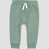 Carter's Just One You® Baby Boys' 2pc Quilted Hooded Sweatshirt & Jogger Pants Set - Green - 2 of 4