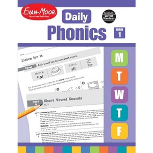 Daily Phonics, Grade 1 Teacher Edition - by  Evan-Moor Educational Publishers (Paperback) - 1 of 1