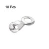 Unique Bargains 304 Stainless Steel Pull Loop Crimp Ball Chain Connectors - 3 of 4