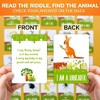 QUOKKA Search and Find Puzzles for Kids Ages 4-6 - Riddle Kids Puzzles 6-8 Years Old - 70 Unique Pcs | 20 Illustrated Cards | Children Themes - 3 of 4