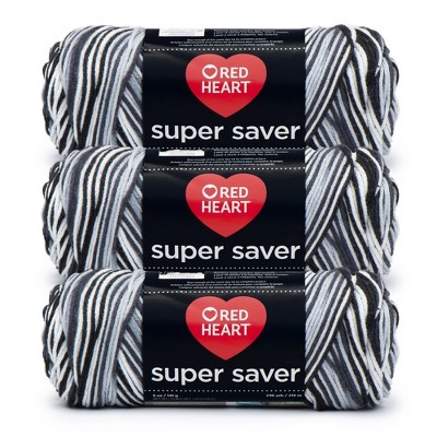 Red Heart Super Saver Yarn 24 Pack-Zebra