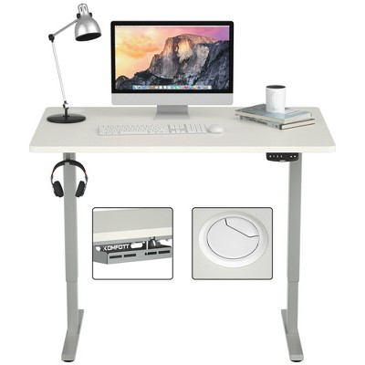 Costway Electric Standing Desk Sit to Stand Height Adjustable Dual Motor
