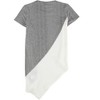 bar III Womens Asymmetrical Colorblock Pullover Blouse - 2 of 2