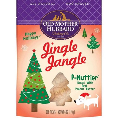 Old Mother Hubbard Jingle Jangle Peanut Butter Dog Treats - 6oz