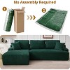 106"Cloud Modular Sectional Sofa with L-Shaped Chaise Comfy Deep Seat Corduroy Couch Modern Oversized Upholstered Couches for Living Room Apartment - 4 of 4