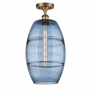 Vaz - 1 Light Semi-Flush Mount In Industrial Style-19.75 Inches Tall and 10 Inches Wide - 1 of 1
