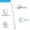 Unique Bargains Stainless Steel Curved Handle Shoe Horn Silver Tone 2 Pcs - 3 of 4