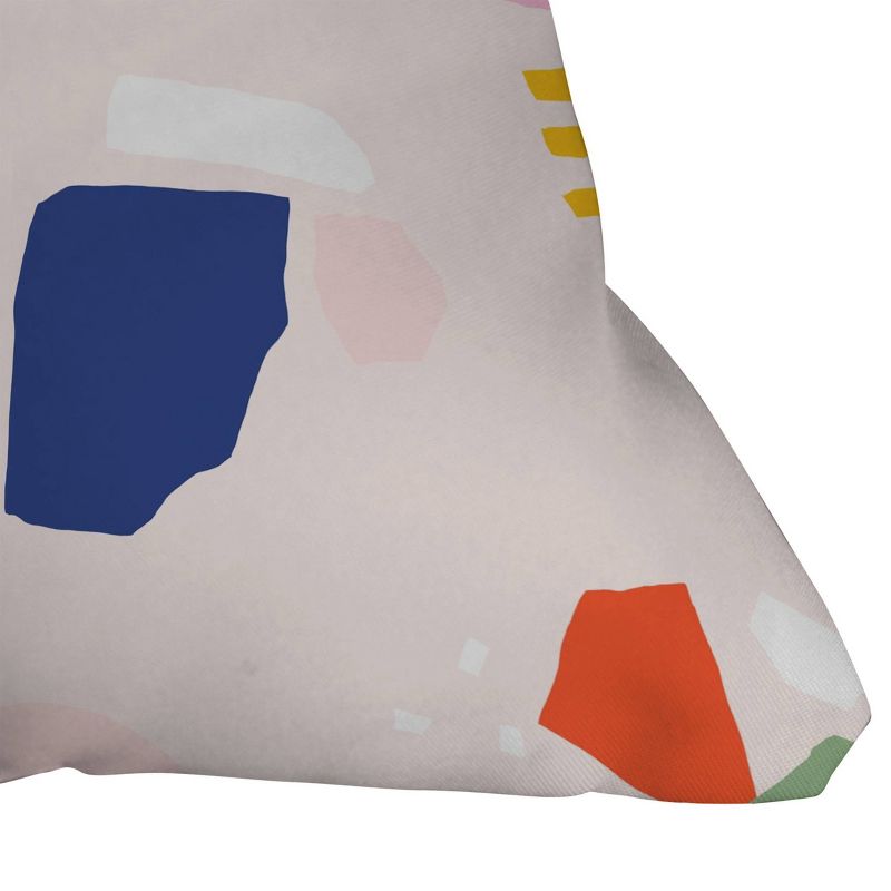 Rhianna Marie Chan 'Not Your Grandmothers Terrazzo' Square Throw Pillow Off-White/Blue/Yellow - Deny Designs, 4 of 6