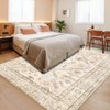COZONY Vintage Oriental Area Rug - Large Soft Washable Distressed Farmhouse Carpet, Indoor Accent Rug for Living Room, Bedroom, Home Office - 3 of 4