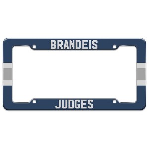 Brandeis University Stripe License Plate Tag Frame - 1 of 4