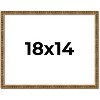 PosterPalooza | Textured Gold Picture Frame - UV Acrylic, Backing Board, Hanging Hardware Included - 3 of 4