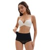 INSPIRE CHIC Women's High Waisted Floral Pattern Pants Tummy Control Butt Lifter Lace Shapewear Control Briefs - 4 of 4