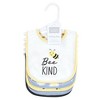 Hudson Baby Infant Girl Cotton Bibs, Bee Kind, One Size - 2 of 4