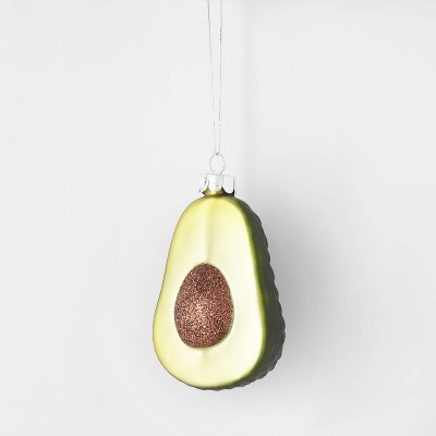 Avocado Glass Christmas Tree Ornament - Wondershop™