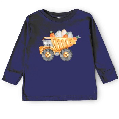 The Juniper Shop Easter Dump Truck Toddler Long Sleeve Tee