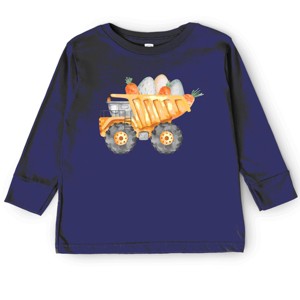 The Juniper Shop Easter Dump Truck Toddler Long Sleeve Tee - 1 of 4