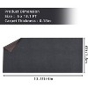 6 Ft x 13.1 Ft Boat Carpet, Marine Carpeting with Soft Cut Pile and Water-Proof TPR Backing, Carpet Roll for Home, Patio, Black - 2 of 4