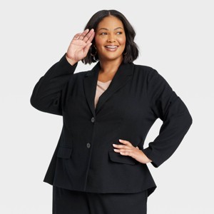 Women's Front-Button Blazer - Ava & Viv™ - 1 of 3