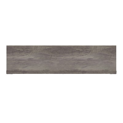 Wyatt 60" Gray Wash Modern Farmhouse TV Console with Cabinet Storage
