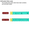 Unique Bargains Flexible Durable Fiber Double Scale Measuring Rulers 3 Pcs - 4 of 4