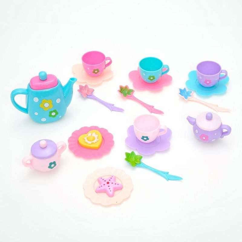 Insten 21 Pieces Tea Party Playset, Pretend Food Toys for Children & Kids, 1 of 9