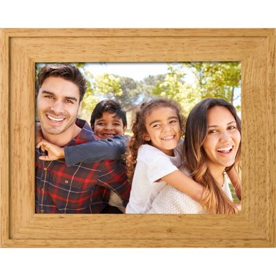 8" Wi-Fi Digital Photo Frame Natural Wood - Polaroid
