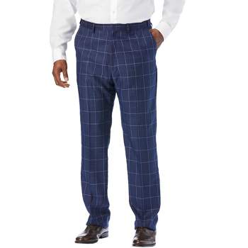 KingSize Men's Big & Tall  Easy Movement Plain Front Expandable Suit Separate Dress Pants