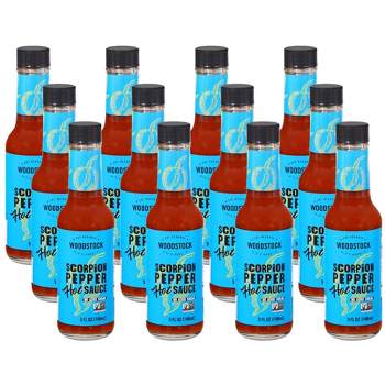 Woodstock Scorpion Pepper Hot Sauce - Case of 12/5 oz