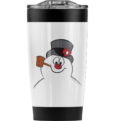 Frosty The Snowman Frosty Face Steel Tumbler 20oz Coffee Travel Mug