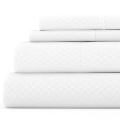 Luxe Embossed 4 Piece Sheet Set - Ultra Soft, Easy Care - Becky Cameron