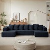 NicBex Modern 128" Chenille Sectional Sofa Modular U Shape Sofa Couch with Pillows for Living Room Apartment - 3 of 4