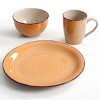 Gibson Home Color Vibes Pastel 12 Piece Mix and Match Stoneware Dinerware Setin Assorted Colors - image 2 of 4