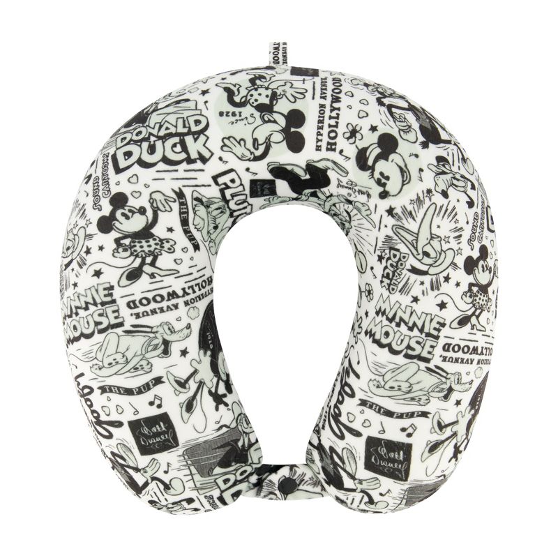 DISNEY 100 all Characters all over print travel Neck Pillow with Memory foam, 2 of 5