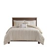 NicBex 3 Pcs Cotton Yarn Dyed Bedding Set Quilt Set with Tufted Chenille Embroidery 1 Comforter/Cover, 2 Pillow Shams, Machine Washable - 2 of 4