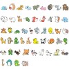 Wrapables Waterproof Vinyl Stickers for Water Bottles, Laptop, Phones, Skateboards, Decals for Teens, 100pcs, Baby Animals - 3 of 4