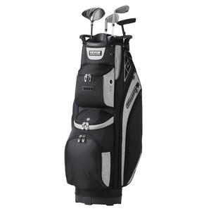 VEVOR Golf Cart Bag with 14 Way Organizer Divider Top, 36” 13 Pockets Premium Cart Bag, Golf Bags with Handles & Dust Cover & Detachable Straps - 1 of 4